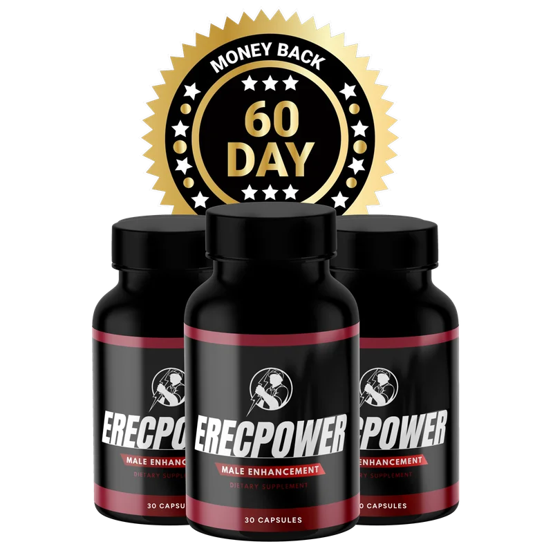 ErecPower Men's Wellness Support — 3 Bottle / 90 Day Pack
